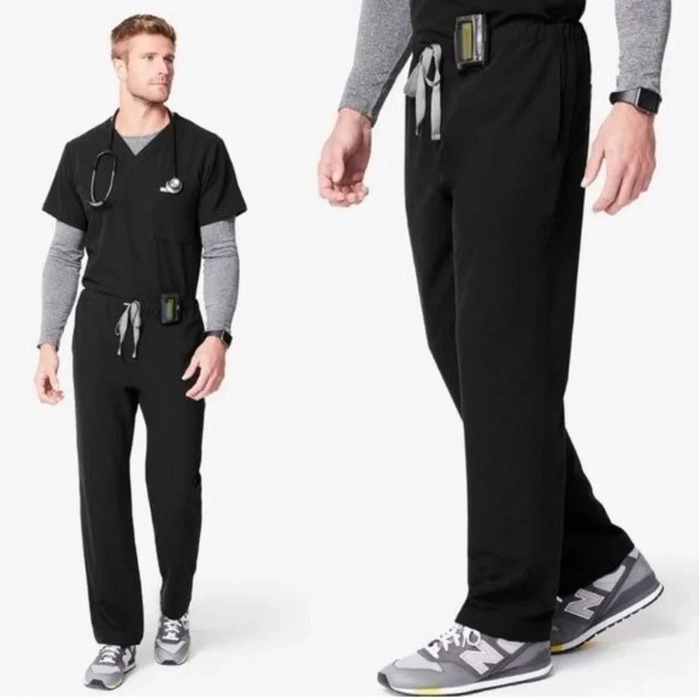Figs Men’s Black Drawstring Scrub Pants